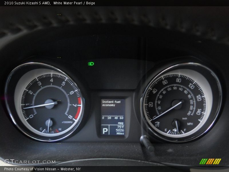  2010 Kizashi S AWD S AWD Gauges