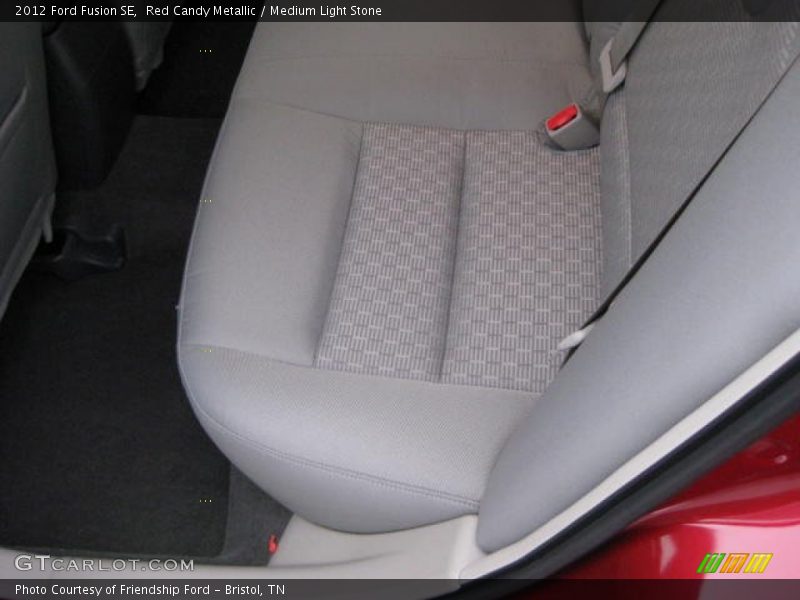 Red Candy Metallic / Medium Light Stone 2012 Ford Fusion SE