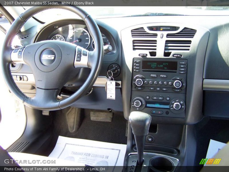 White / Ebony Black 2007 Chevrolet Malibu SS Sedan
