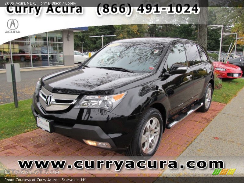 Formal Black / Ebony 2009 Acura MDX