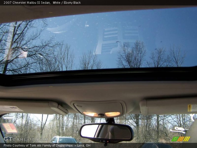 White / Ebony Black 2007 Chevrolet Malibu SS Sedan