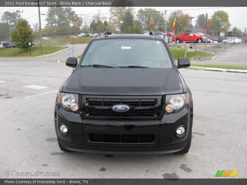 Ebony Black / Charcoal Black 2012 Ford Escape XLT Sport