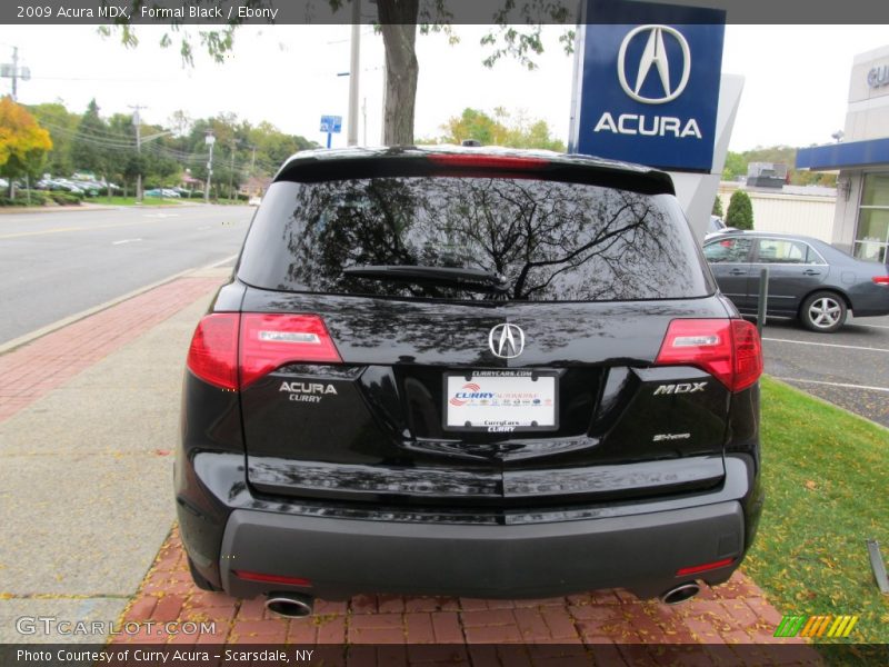 Formal Black / Ebony 2009 Acura MDX
