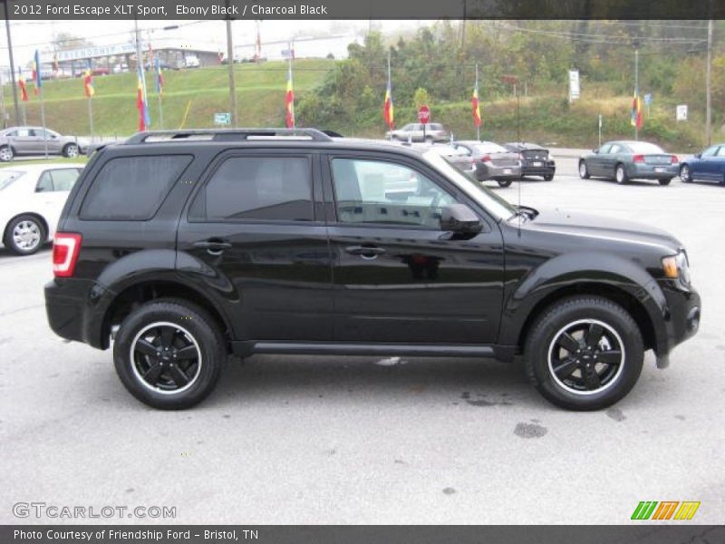 Ebony Black / Charcoal Black 2012 Ford Escape XLT Sport