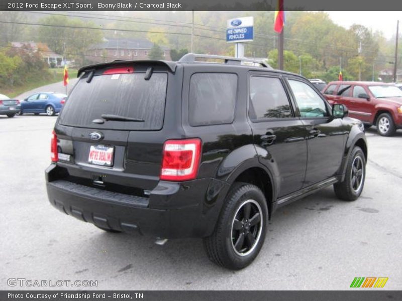 Ebony Black / Charcoal Black 2012 Ford Escape XLT Sport