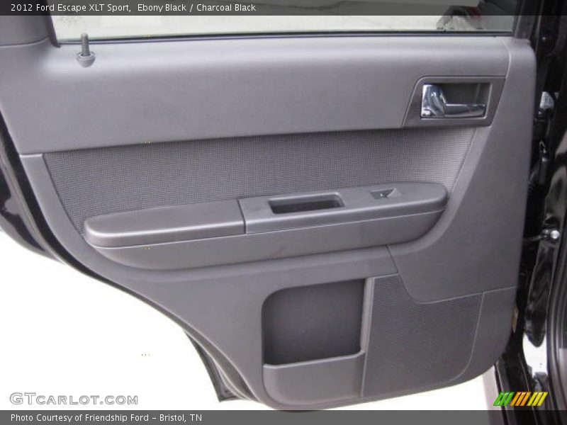 Ebony Black / Charcoal Black 2012 Ford Escape XLT Sport