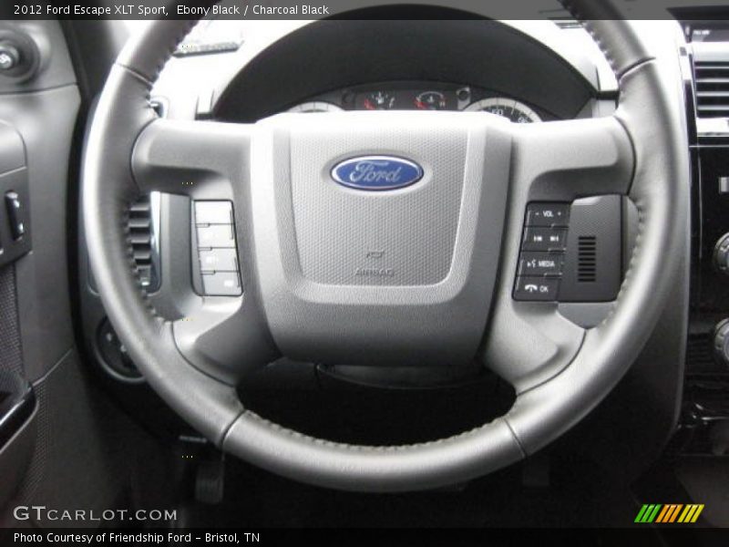 Ebony Black / Charcoal Black 2012 Ford Escape XLT Sport