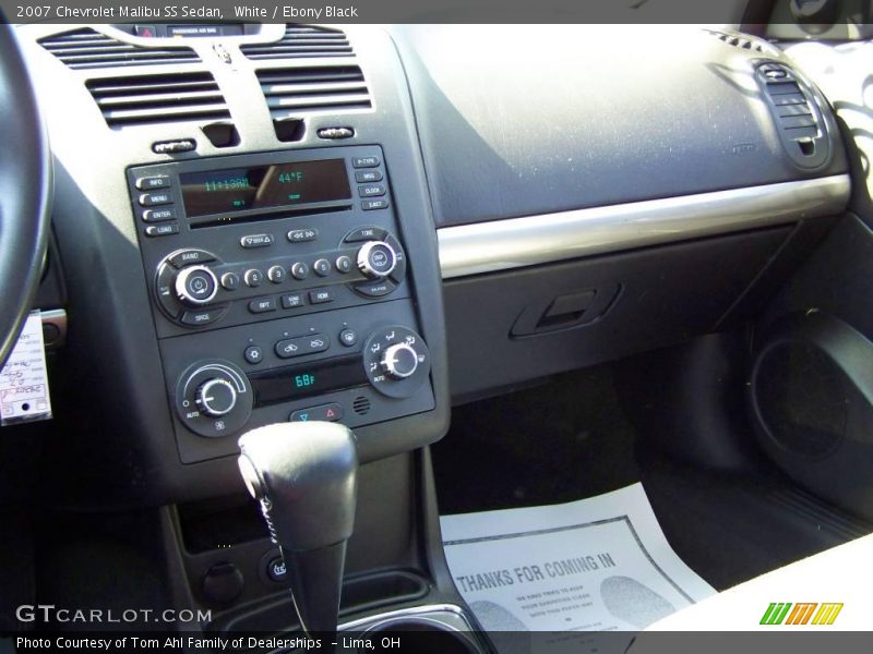 White / Ebony Black 2007 Chevrolet Malibu SS Sedan