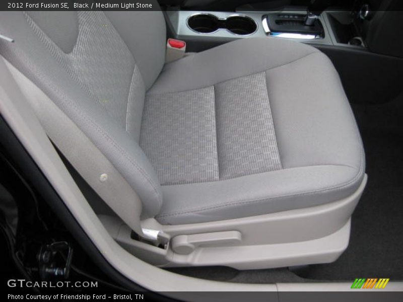 Black / Medium Light Stone 2012 Ford Fusion SE