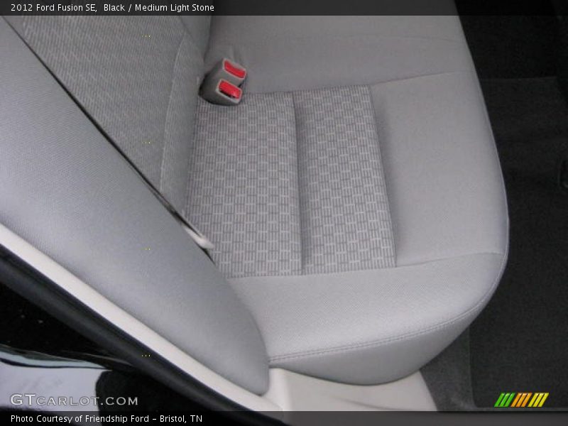 Black / Medium Light Stone 2012 Ford Fusion SE