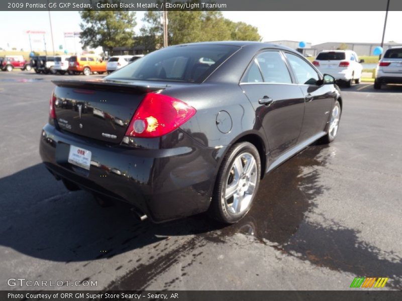 Carbon Black Metallic / Ebony/Light Titanium 2009 Pontiac G6 GXP Sedan