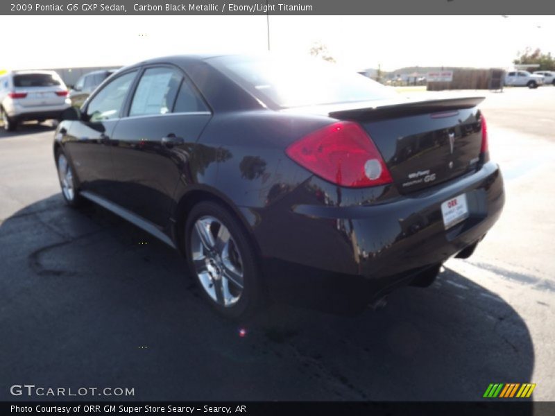 Carbon Black Metallic / Ebony/Light Titanium 2009 Pontiac G6 GXP Sedan