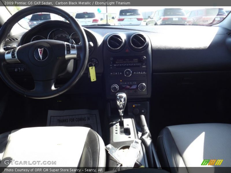 Carbon Black Metallic / Ebony/Light Titanium 2009 Pontiac G6 GXP Sedan