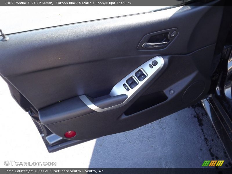 Carbon Black Metallic / Ebony/Light Titanium 2009 Pontiac G6 GXP Sedan
