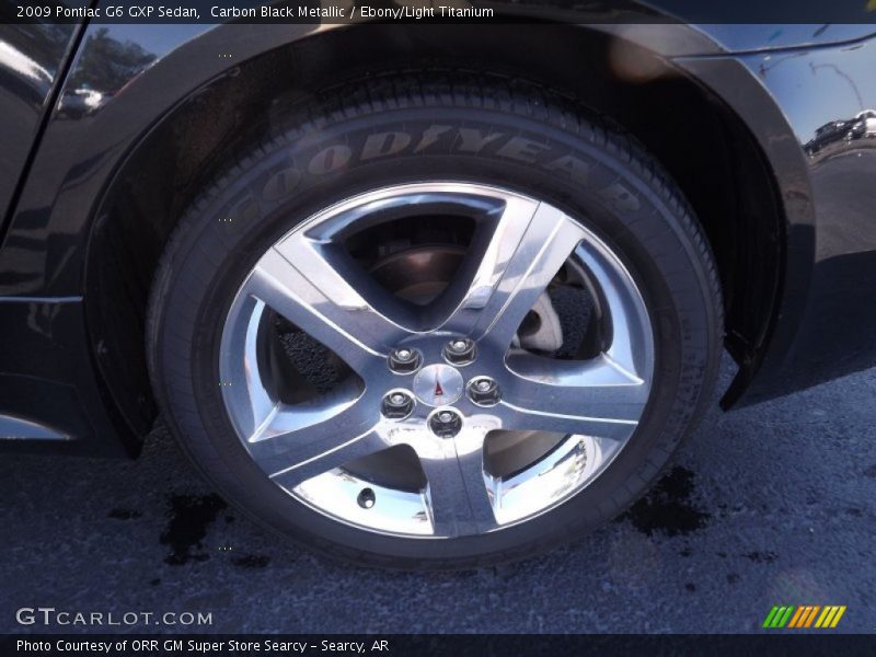Carbon Black Metallic / Ebony/Light Titanium 2009 Pontiac G6 GXP Sedan