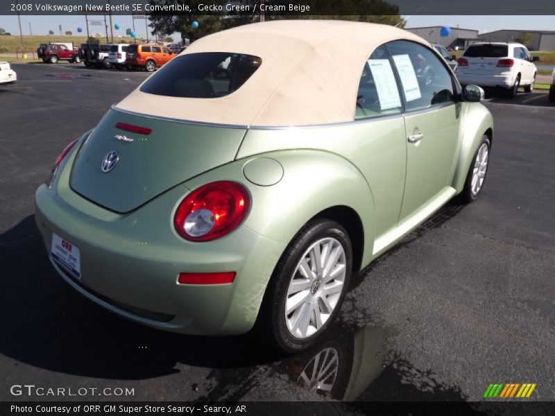 Gecko Green / Cream Beige 2008 Volkswagen New Beetle SE Convertible