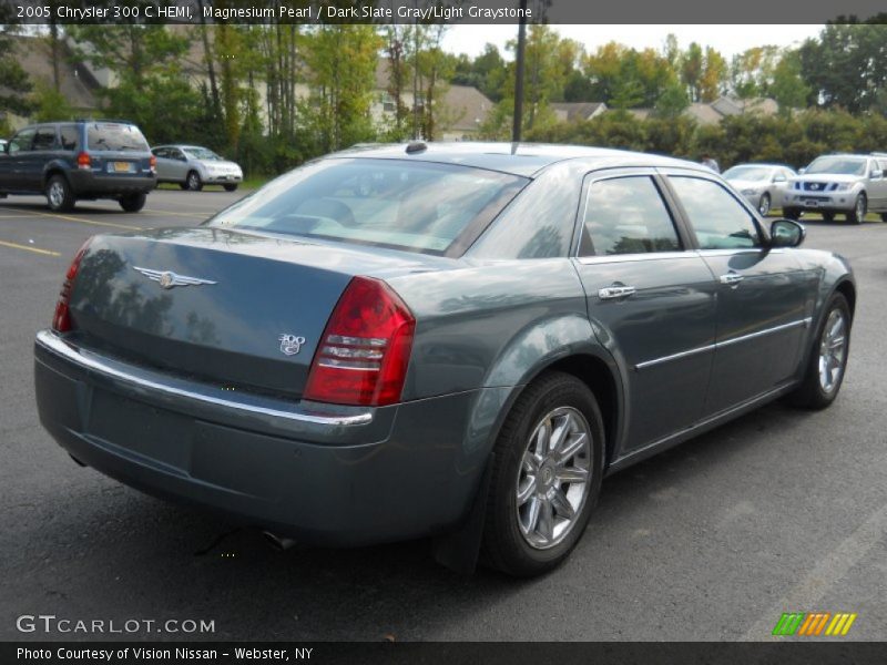 Magnesium Pearl / Dark Slate Gray/Light Graystone 2005 Chrysler 300 C HEMI