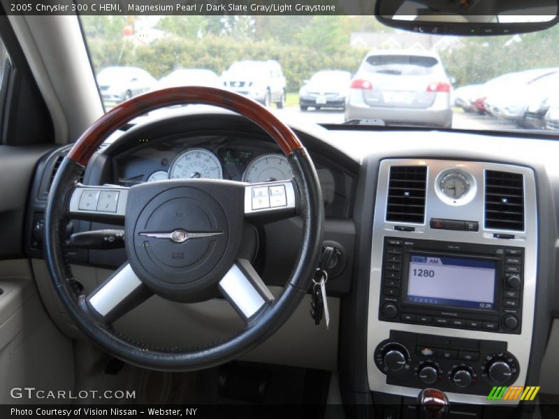 Magnesium Pearl / Dark Slate Gray/Light Graystone 2005 Chrysler 300 C HEMI