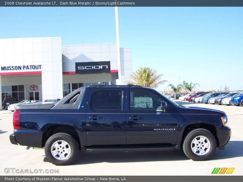 Dark Blue Metallic / Ebony/Light Cashmere 2008 Chevrolet Avalanche LT