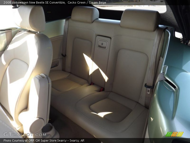 Gecko Green / Cream Beige 2008 Volkswagen New Beetle SE Convertible