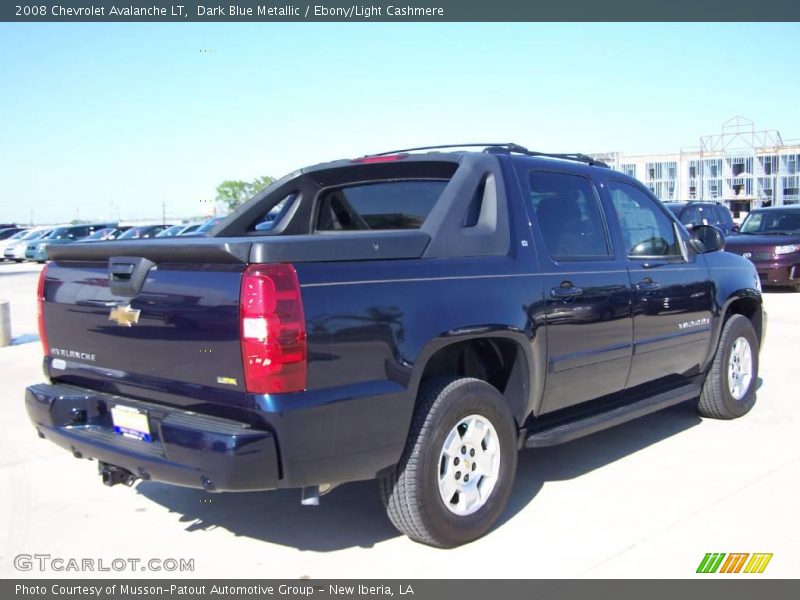 Dark Blue Metallic / Ebony/Light Cashmere 2008 Chevrolet Avalanche LT