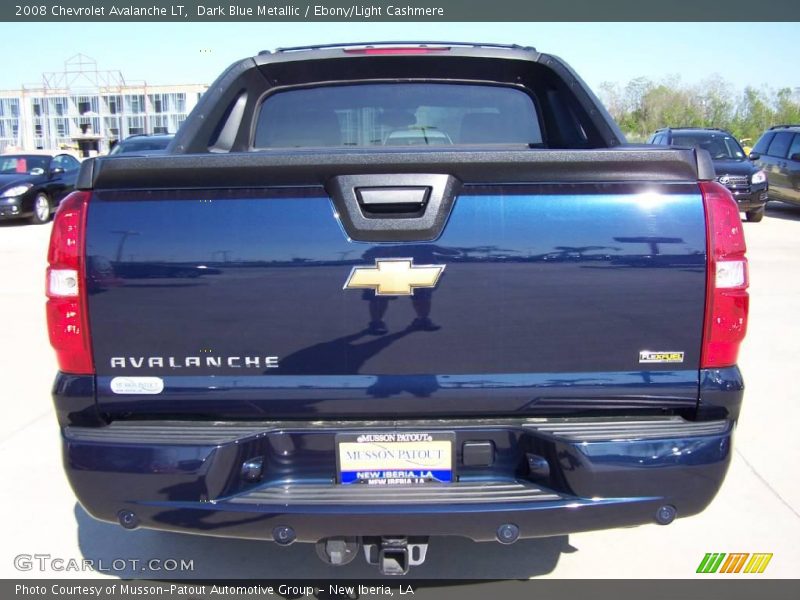 Dark Blue Metallic / Ebony/Light Cashmere 2008 Chevrolet Avalanche LT