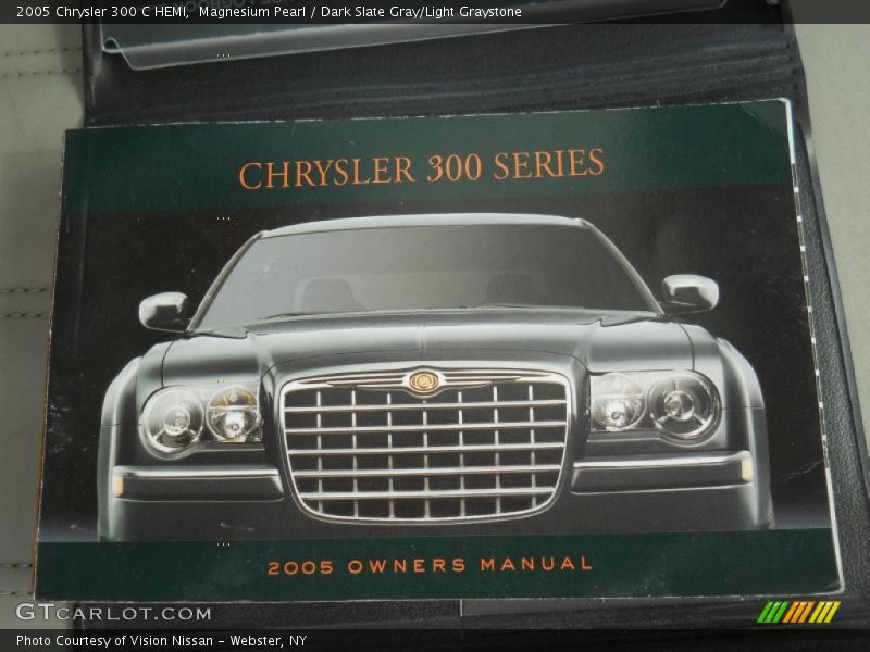 Magnesium Pearl / Dark Slate Gray/Light Graystone 2005 Chrysler 300 C HEMI