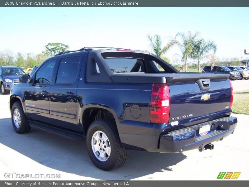 Dark Blue Metallic / Ebony/Light Cashmere 2008 Chevrolet Avalanche LT