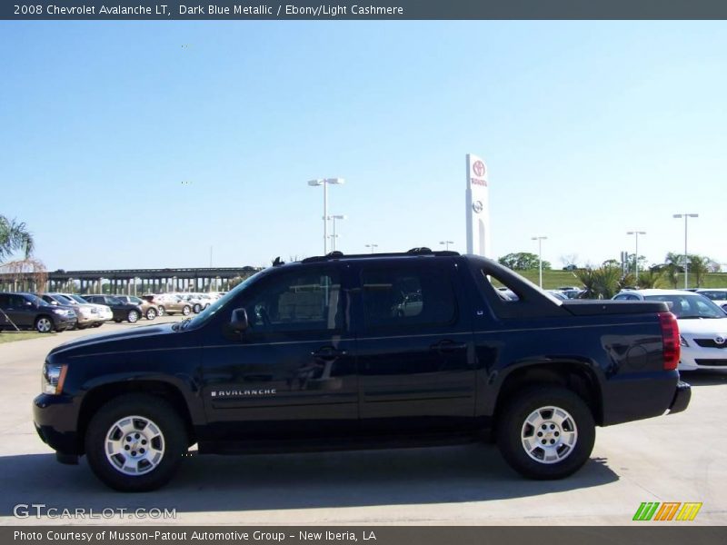 Dark Blue Metallic / Ebony/Light Cashmere 2008 Chevrolet Avalanche LT