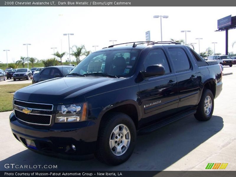 Dark Blue Metallic / Ebony/Light Cashmere 2008 Chevrolet Avalanche LT