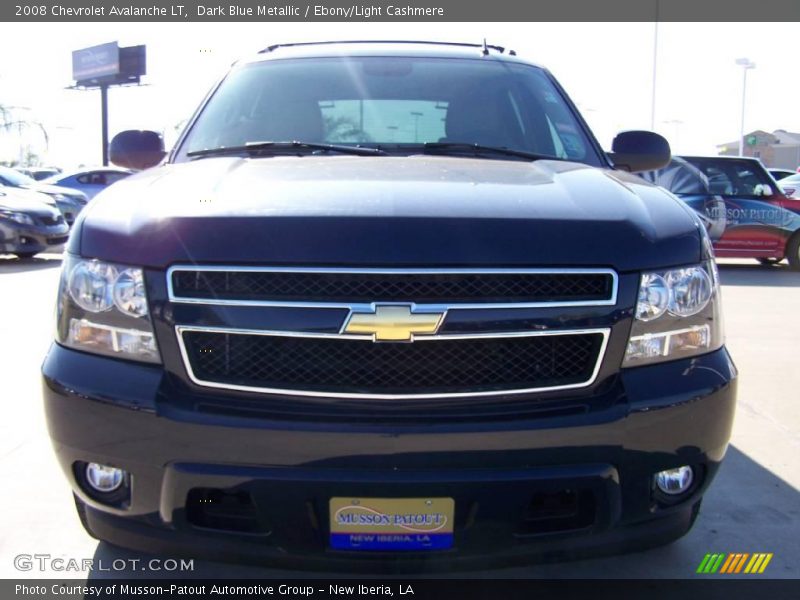 Dark Blue Metallic / Ebony/Light Cashmere 2008 Chevrolet Avalanche LT