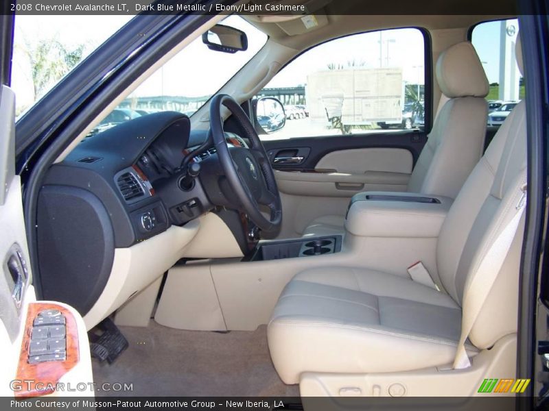 Dark Blue Metallic / Ebony/Light Cashmere 2008 Chevrolet Avalanche LT