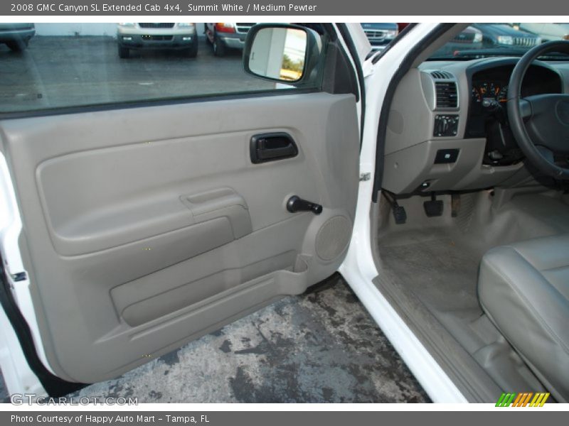 Summit White / Medium Pewter 2008 GMC Canyon SL Extended Cab 4x4