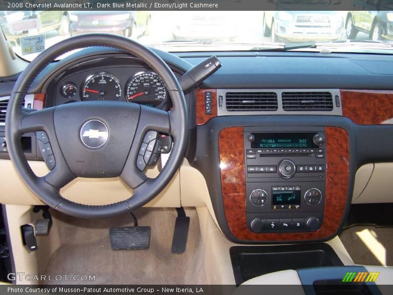 Dark Blue Metallic / Ebony/Light Cashmere 2008 Chevrolet Avalanche LT