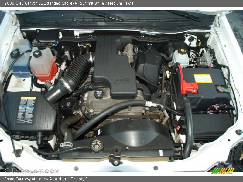  2008 Canyon SL Extended Cab 4x4 Engine - 2.9 Liter DOHC 16-Valve VVT Vortec 4 Cylinder