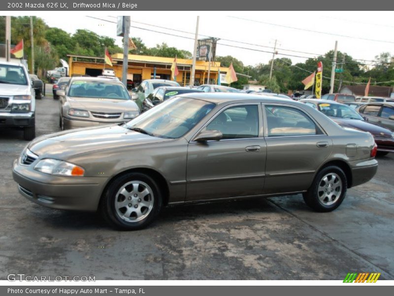 Driftwood Mica / Beige 2002 Mazda 626 LX