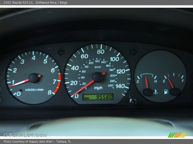 Driftwood Mica / Beige 2002 Mazda 626 LX