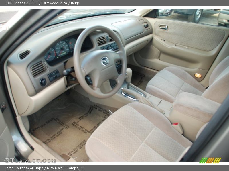 Driftwood Mica / Beige 2002 Mazda 626 LX