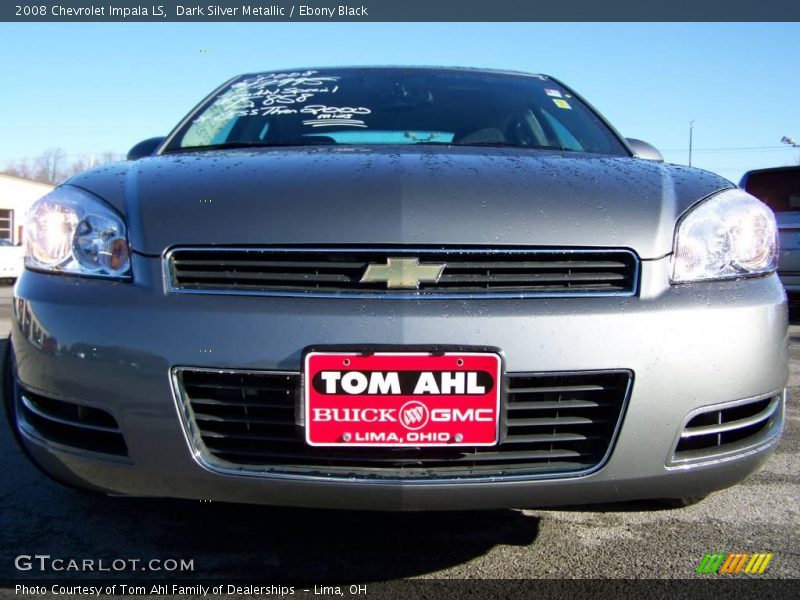 Dark Silver Metallic / Ebony Black 2008 Chevrolet Impala LS