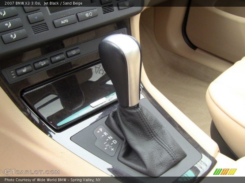 Jet Black / Sand Beige 2007 BMW X3 3.0si