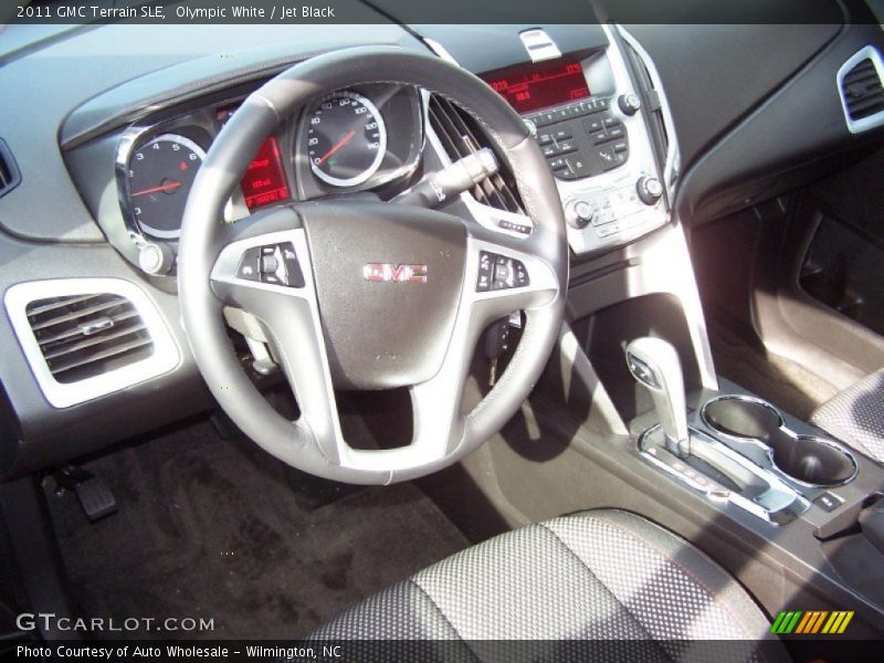 Olympic White / Jet Black 2011 GMC Terrain SLE