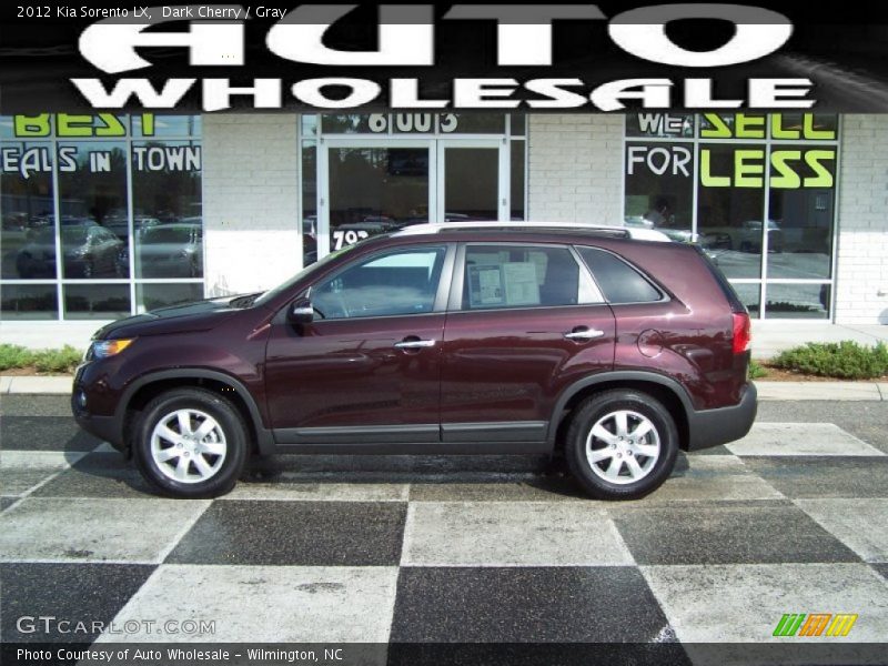 Dark Cherry / Gray 2012 Kia Sorento LX