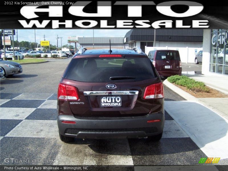 Dark Cherry / Gray 2012 Kia Sorento LX