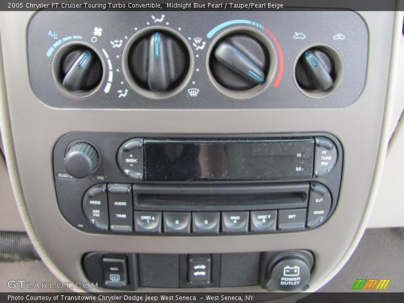 Audio System of 2005 PT Cruiser Touring Turbo Convertible