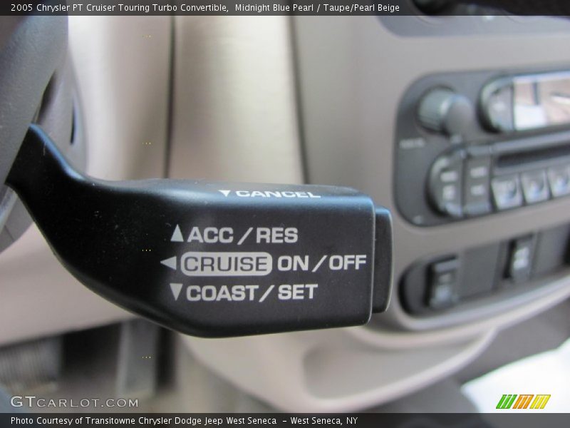 Controls of 2005 PT Cruiser Touring Turbo Convertible