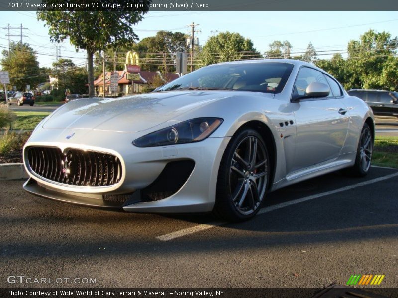 Grigio Touring (Silver) / Nero 2012 Maserati GranTurismo MC Coupe