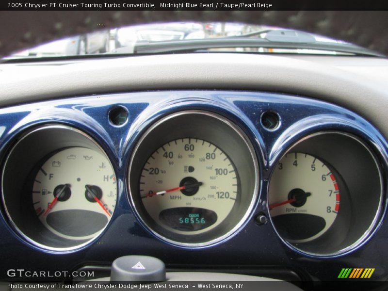  2005 PT Cruiser Touring Turbo Convertible Touring Turbo Convertible Gauges