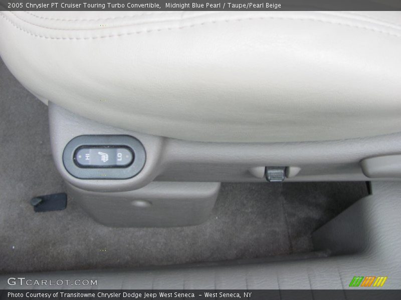 Midnight Blue Pearl / Taupe/Pearl Beige 2005 Chrysler PT Cruiser Touring Turbo Convertible
