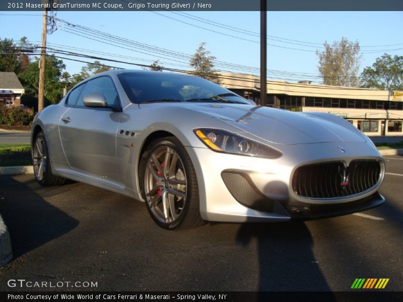 Grigio Touring (Silver) / Nero 2012 Maserati GranTurismo MC Coupe