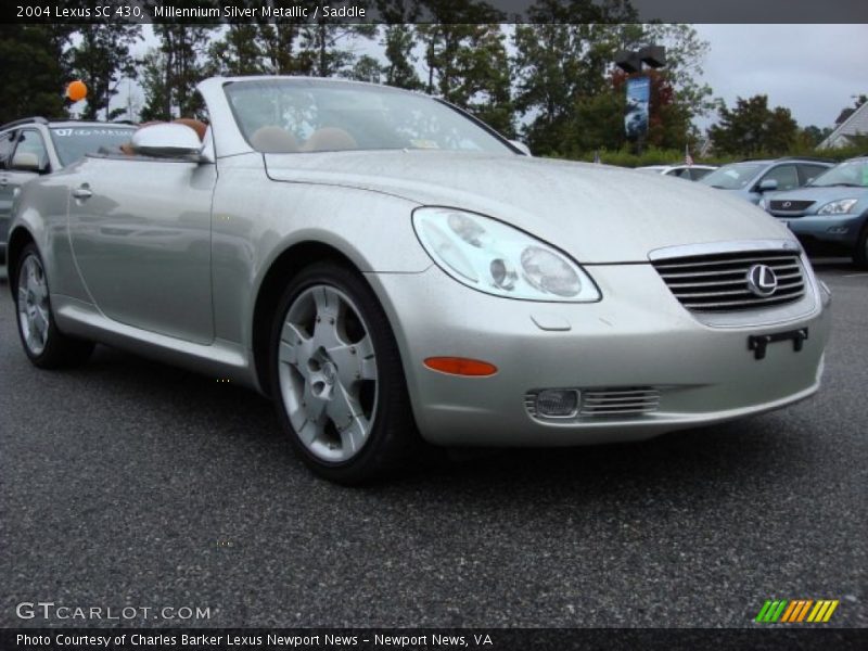 Millennium Silver Metallic / Saddle 2004 Lexus SC 430